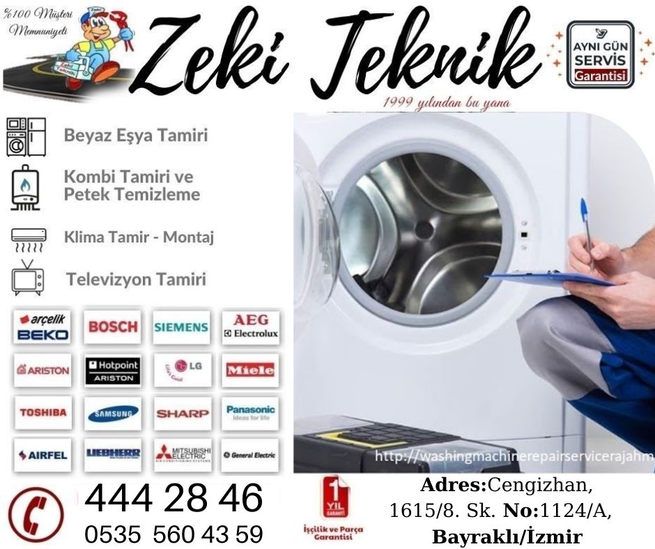 Bayraklı Çamaşır Makinesi Servisi olarak Rulman ve Kazan Tamiri & Amortisör Değişimi gibi işlemlerin tamamı uzman ekibimiz tarafından Yerinde Tamir Hizmeti