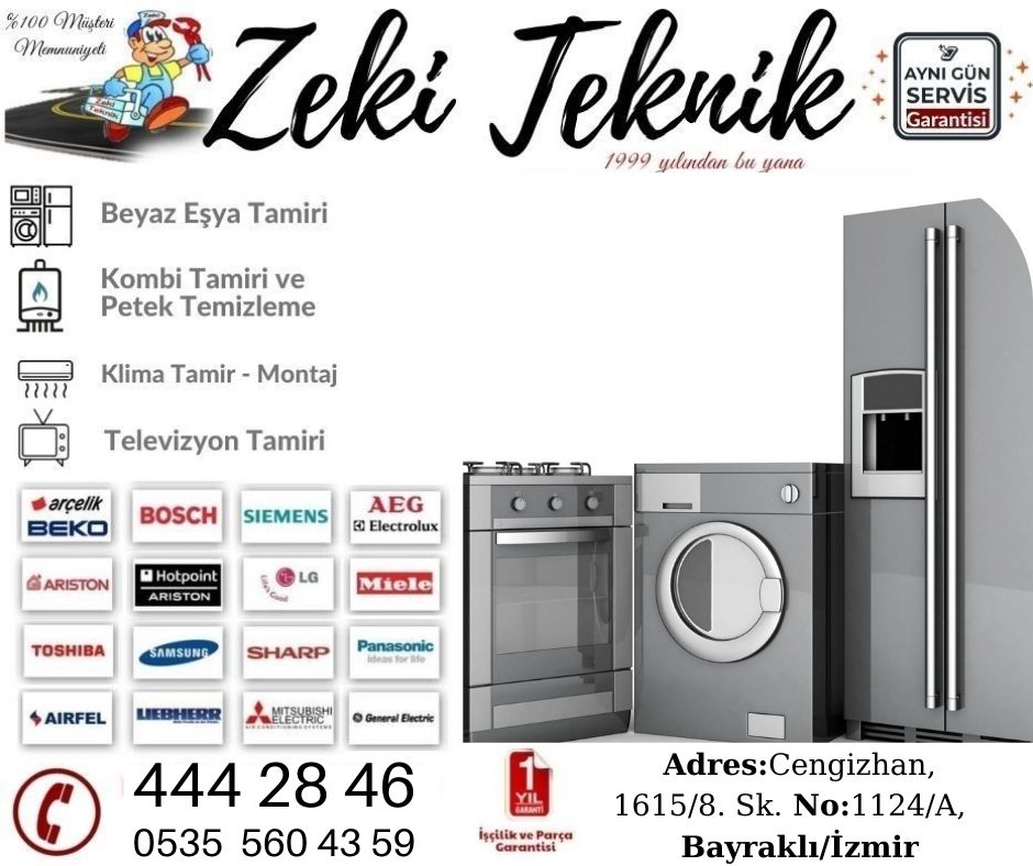 Bayraklı Beyaz Eşya Servisi