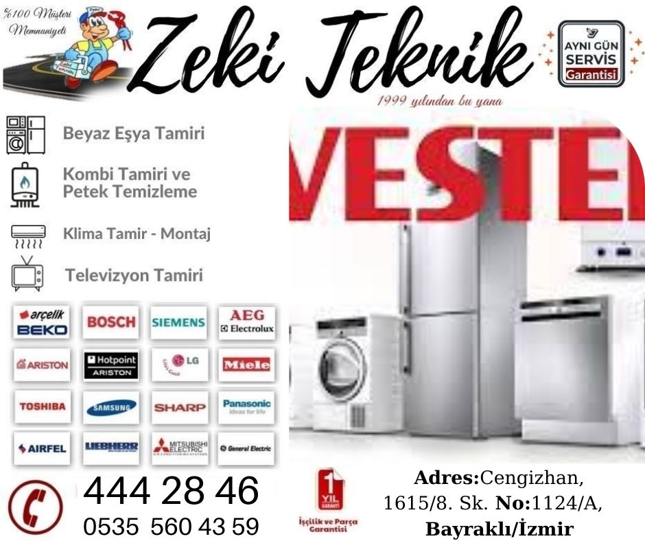 Bayraklı Vestel Servisi